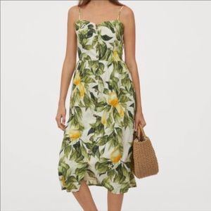 H&M linen blend dress